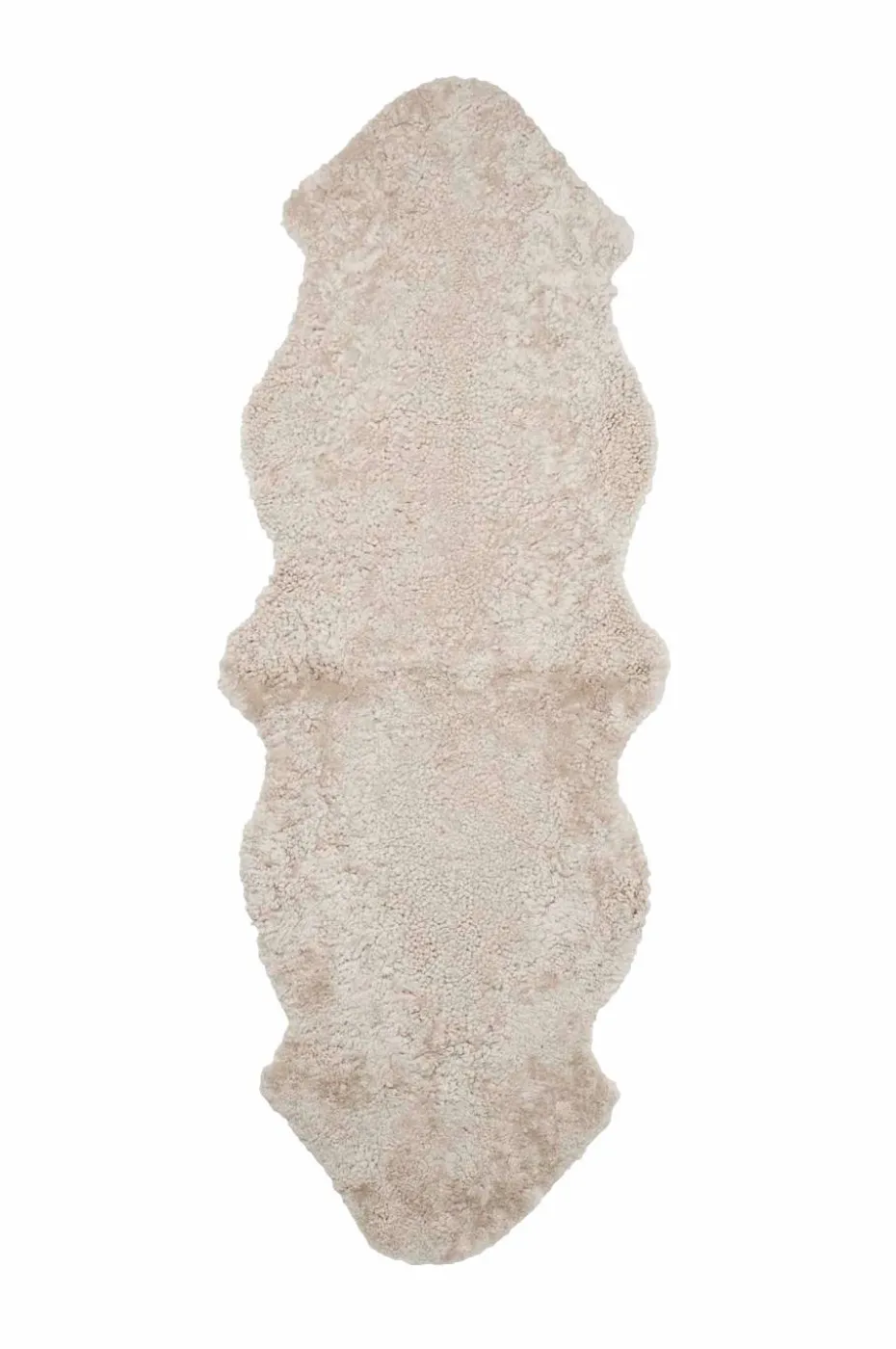 Skinnwille Saueskinn Curly Dobbelt