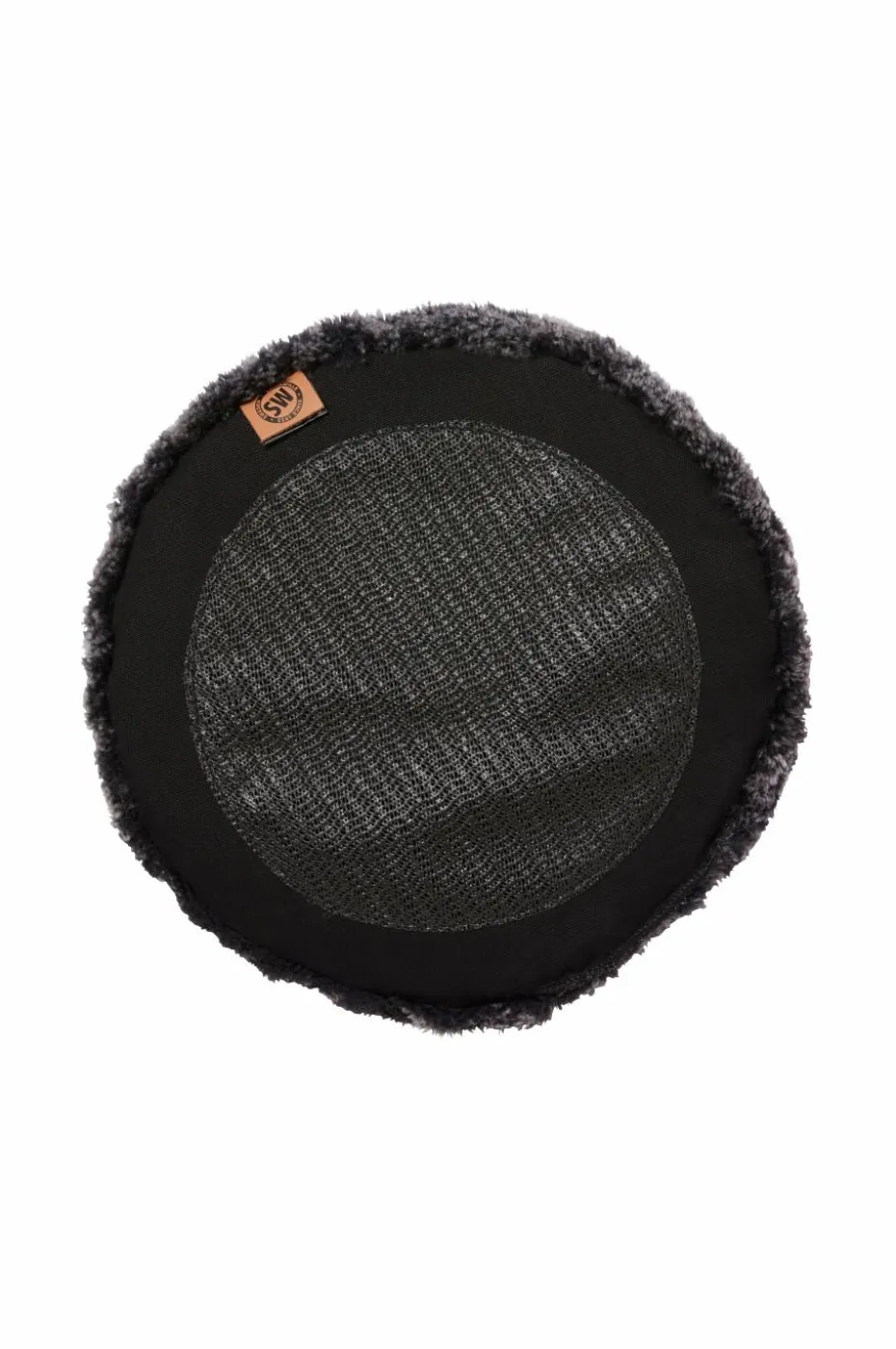 Skinnwille Saueskinnspute Round Curly 4-pakning