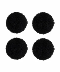 Skinnwille Sittepute rund Curly 4-pakning