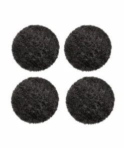 Skinnwille Sittepute rund Curly 4-pakning