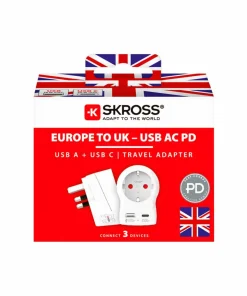 SKROSS Reiseadapter USB-A/USB-C 20W