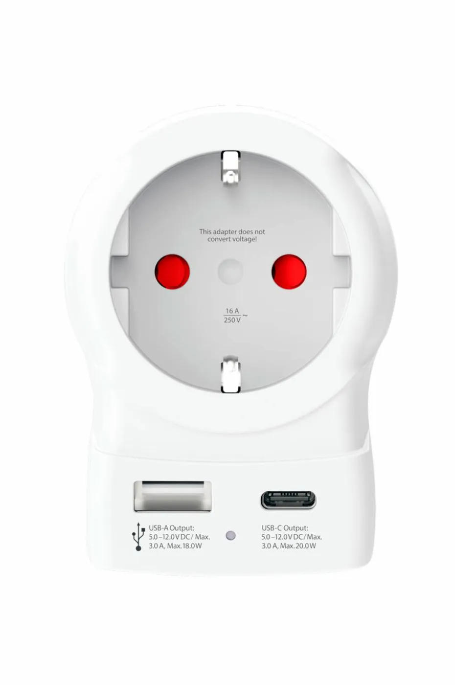 SKROSS Reiseadapter USB-A/USB-C 20W