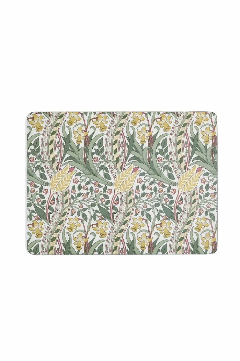 Spode Bordbrikker Morris & Co Daffodil 4-pk