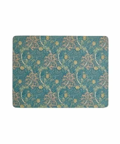 Spode Bordbrikker Morris & Co Seaweed 4-pk