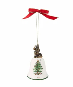 Spode Ornament Christmas Tree Santa Bell