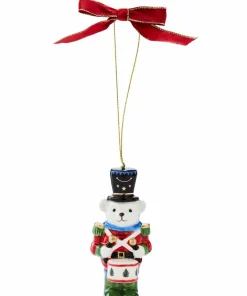 Spode Ornament Teddybjørn Nøtteknekker
