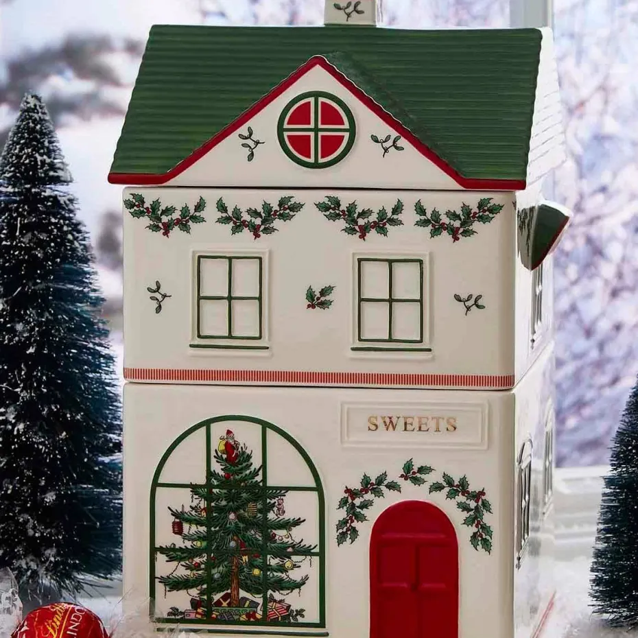 Spode Stabling av beholder Christmas Village