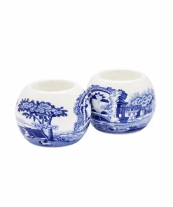 Spode Telysholdere Blue Italian 6 cm x 7,5 cm, 2-pakning