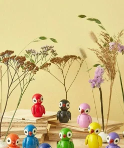 Spring Copenhagen Dekorasjon i tre Spring Birds 6,5 cm