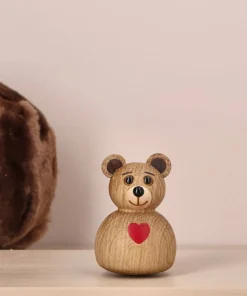 Spring Copenhagen Tre Dekorasjon Mini Teddy Teddybjørn 7 cm