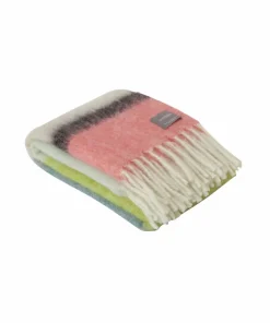 Stackelbergs Pledd Rutete mohairstripe