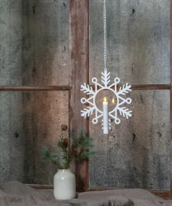 Star Trading Innendørs dekor Flamme Snow.