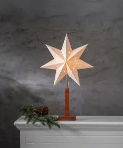 Star Trading Karo Stjerne på fot 70 cm