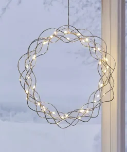 Star Trading Krøllete 30 cm sølv