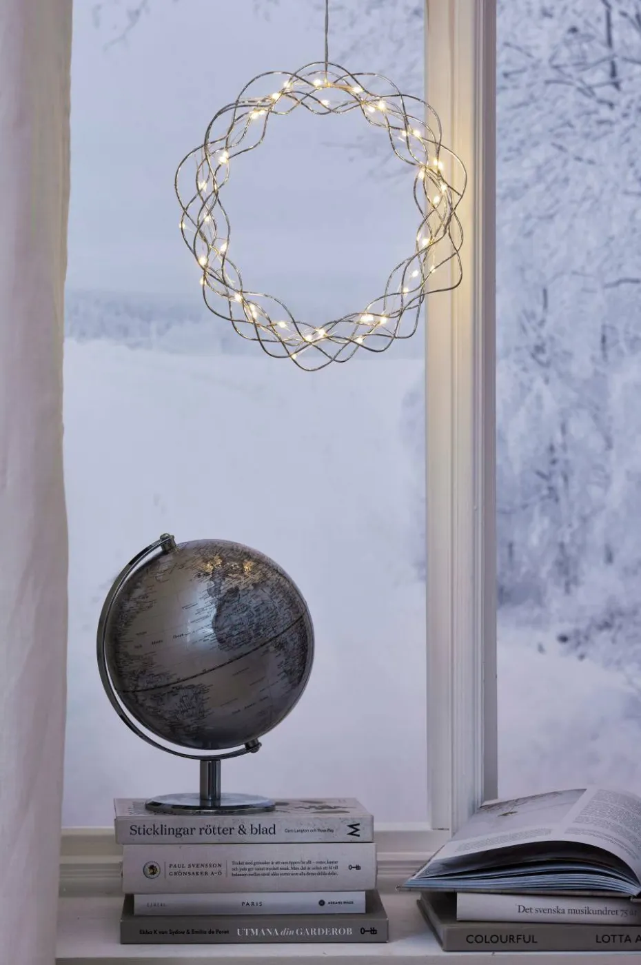 Star Trading Krøllete 30 cm sølv