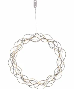 Star Trading Krøllete 30 cm sølv