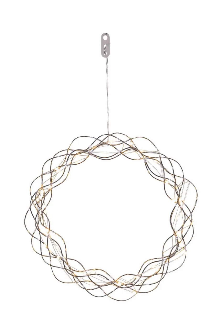 Star Trading Krøllete 30 cm sølv