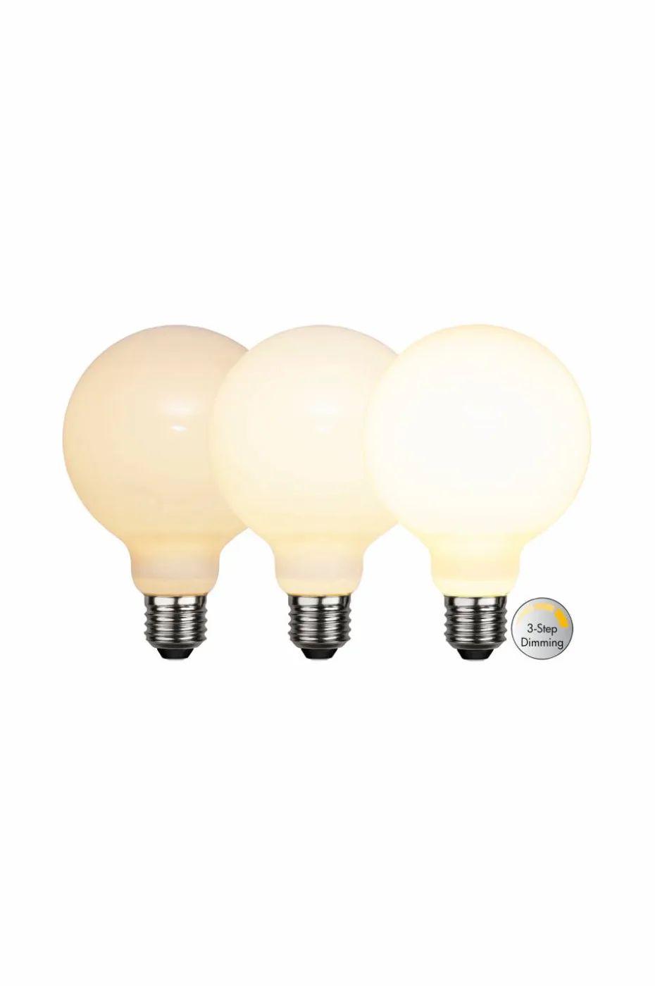 Star Trading LED-LYSKILDE E27 G95 OPAQUE FILAMENT RA90 3-STEP