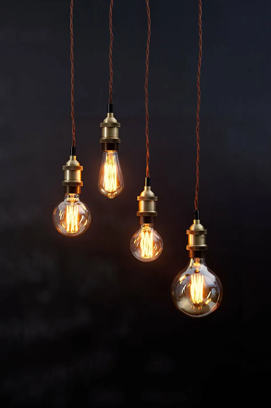 Star Trading LED-pære E27 G95 Vintage Gold
