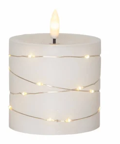 Star Trading LED-søyle stearinlys Flamme Dew 10cm