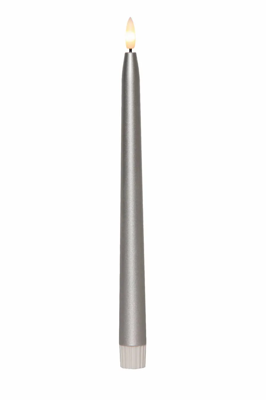 Star Trading LED-Taperlys Flamme Metal 2-p 28,5cm