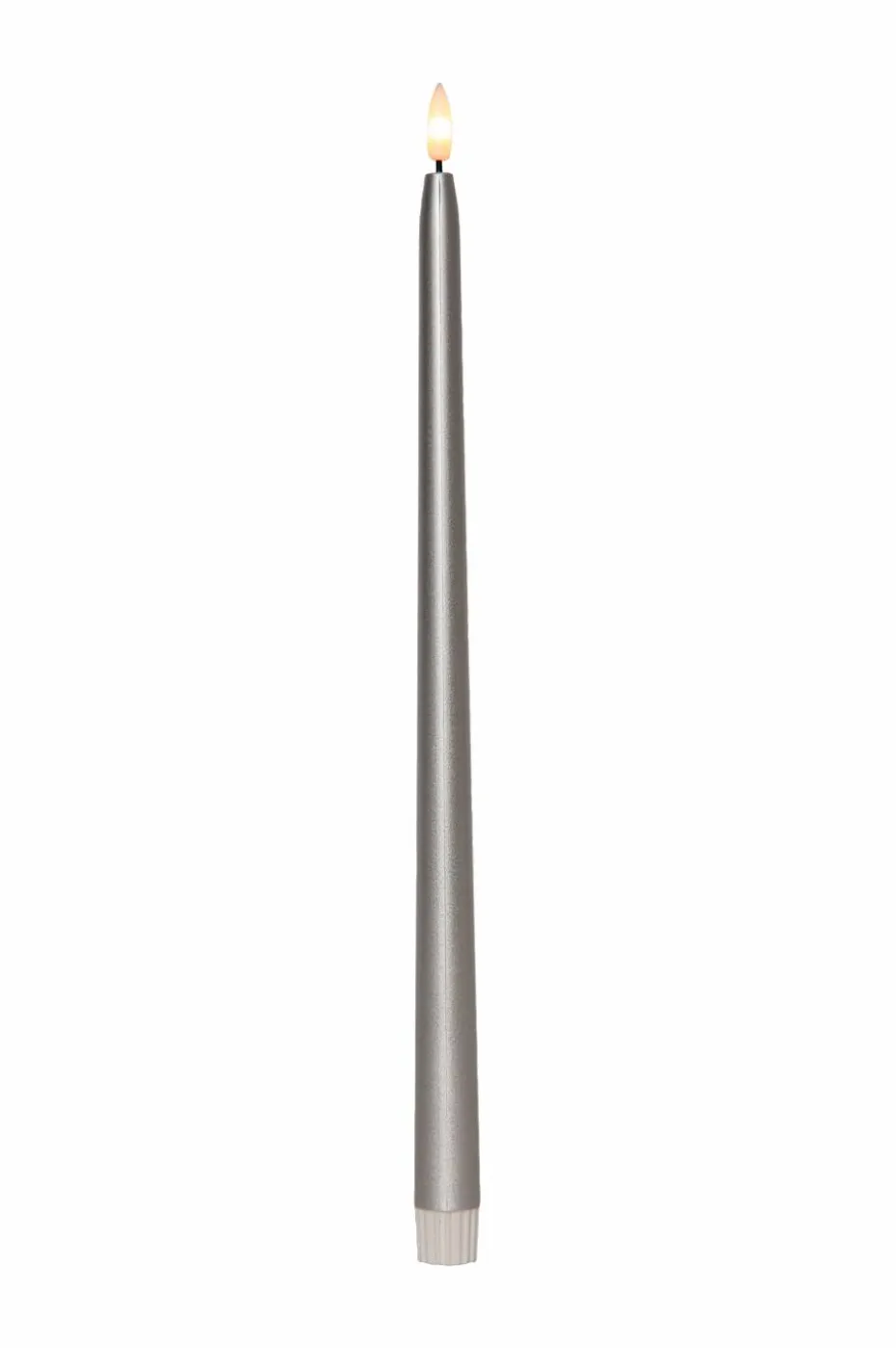 Star Trading LED-Taperlys Flamme Metal 2-p 39cm