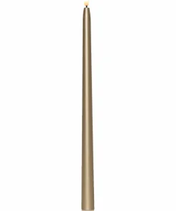 Star Trading LED-Taperlys Flamme Metal 2-p 39cm