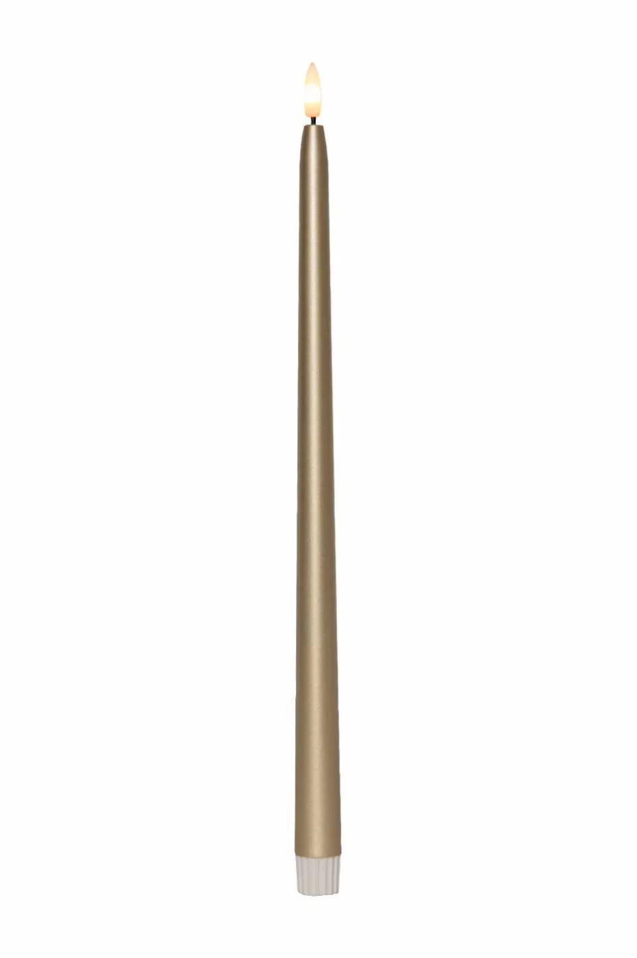Star Trading LED-Taperlys Flamme Metal 2-p 39cm
