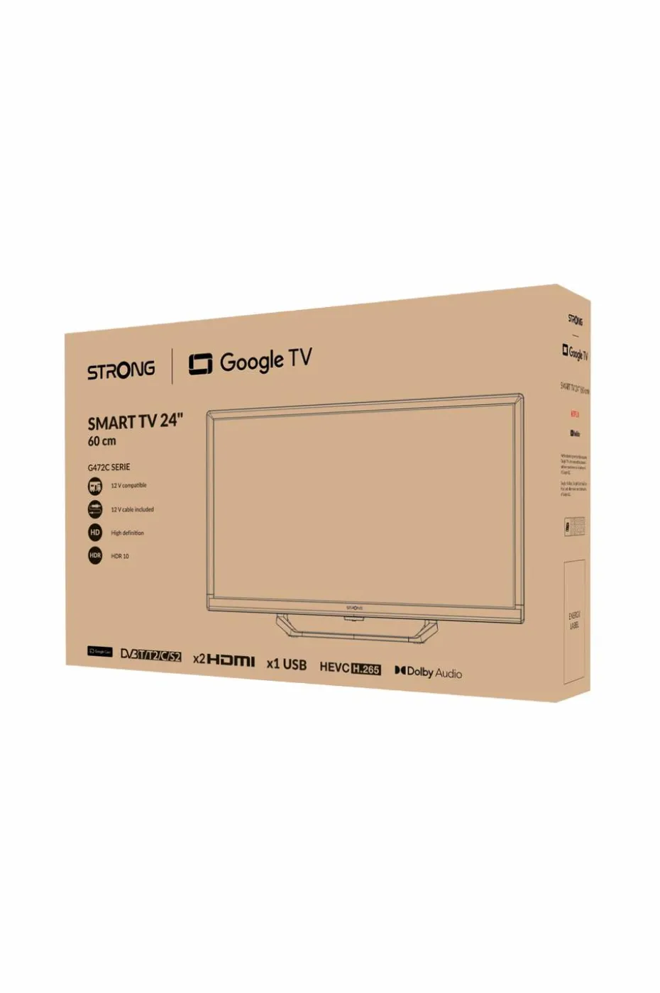 Strong Smart-TV 24 230/12volt Google TV Srt24hg4723c