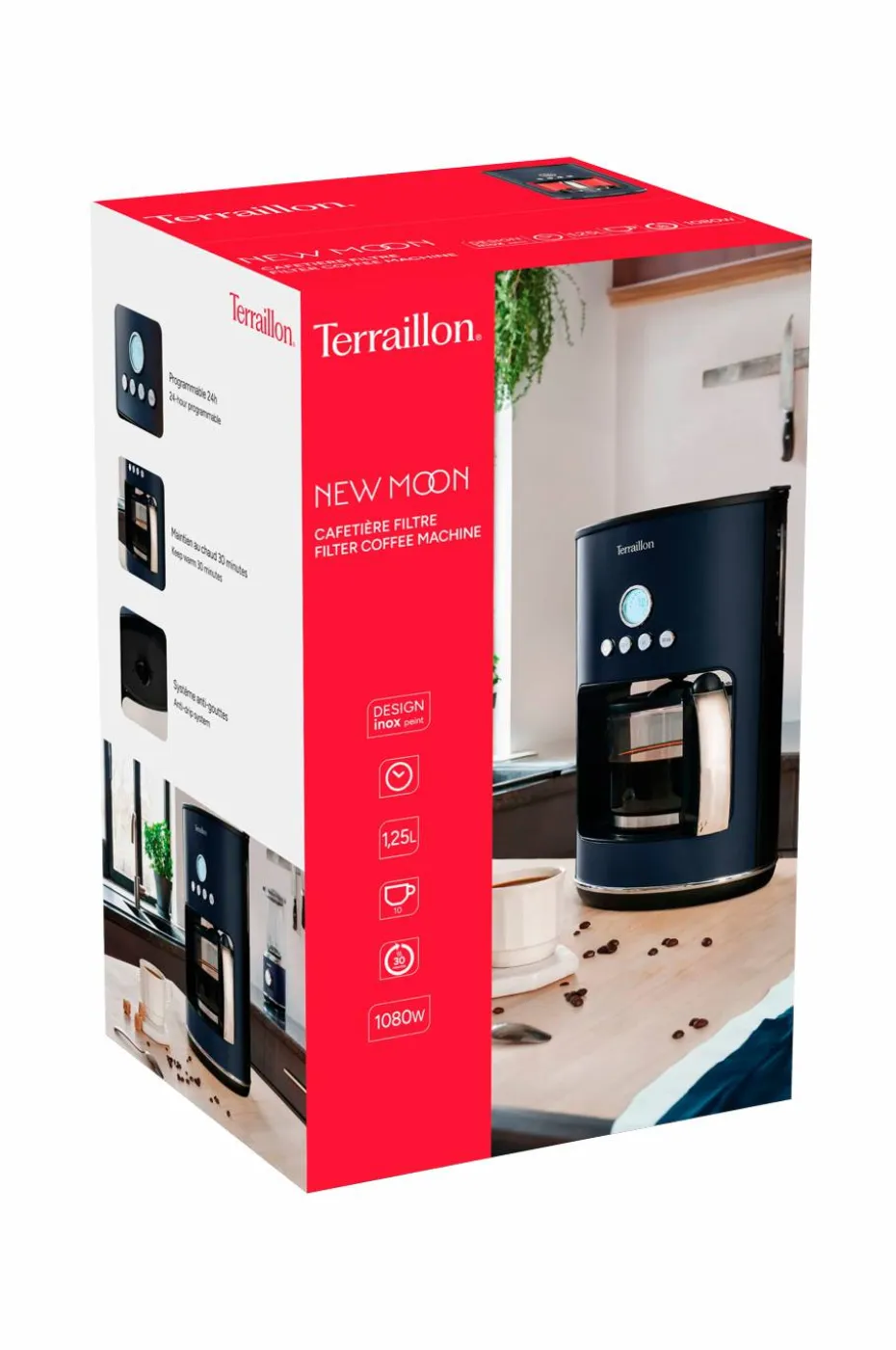 Terraillon Kaffetrakter New Moon 1,25 L