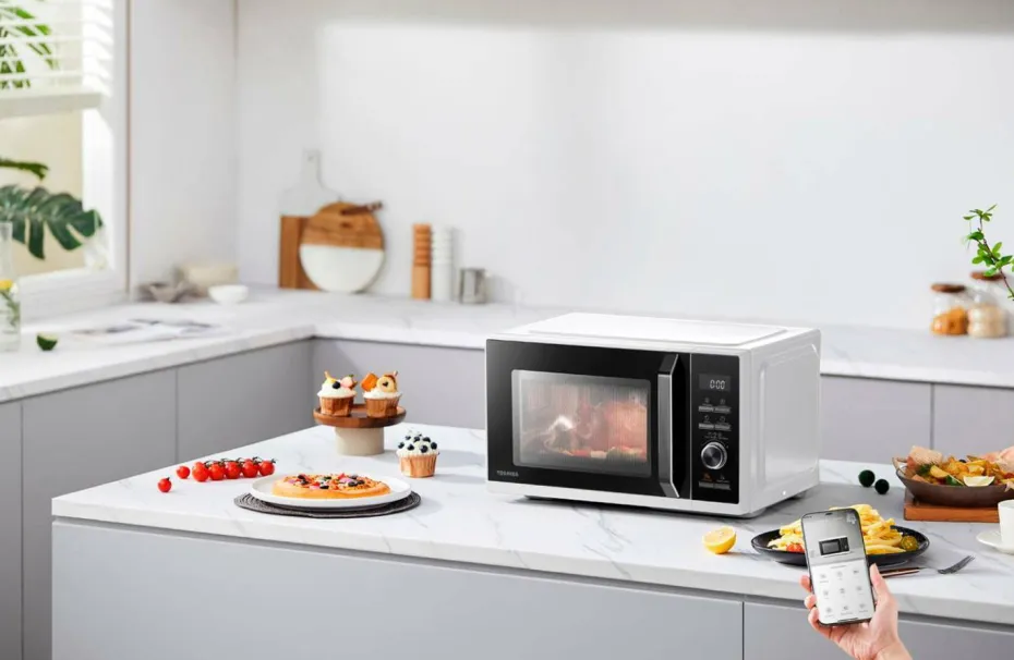 Toshiba Mikrobølgeovn Grill/airfryer 900/1000/1700W