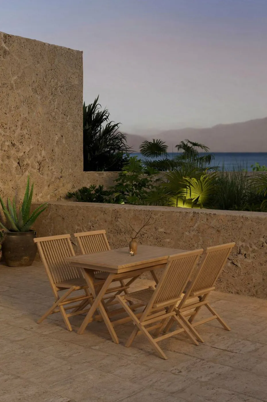 Venture Home Kenya spisebord med kenya stol