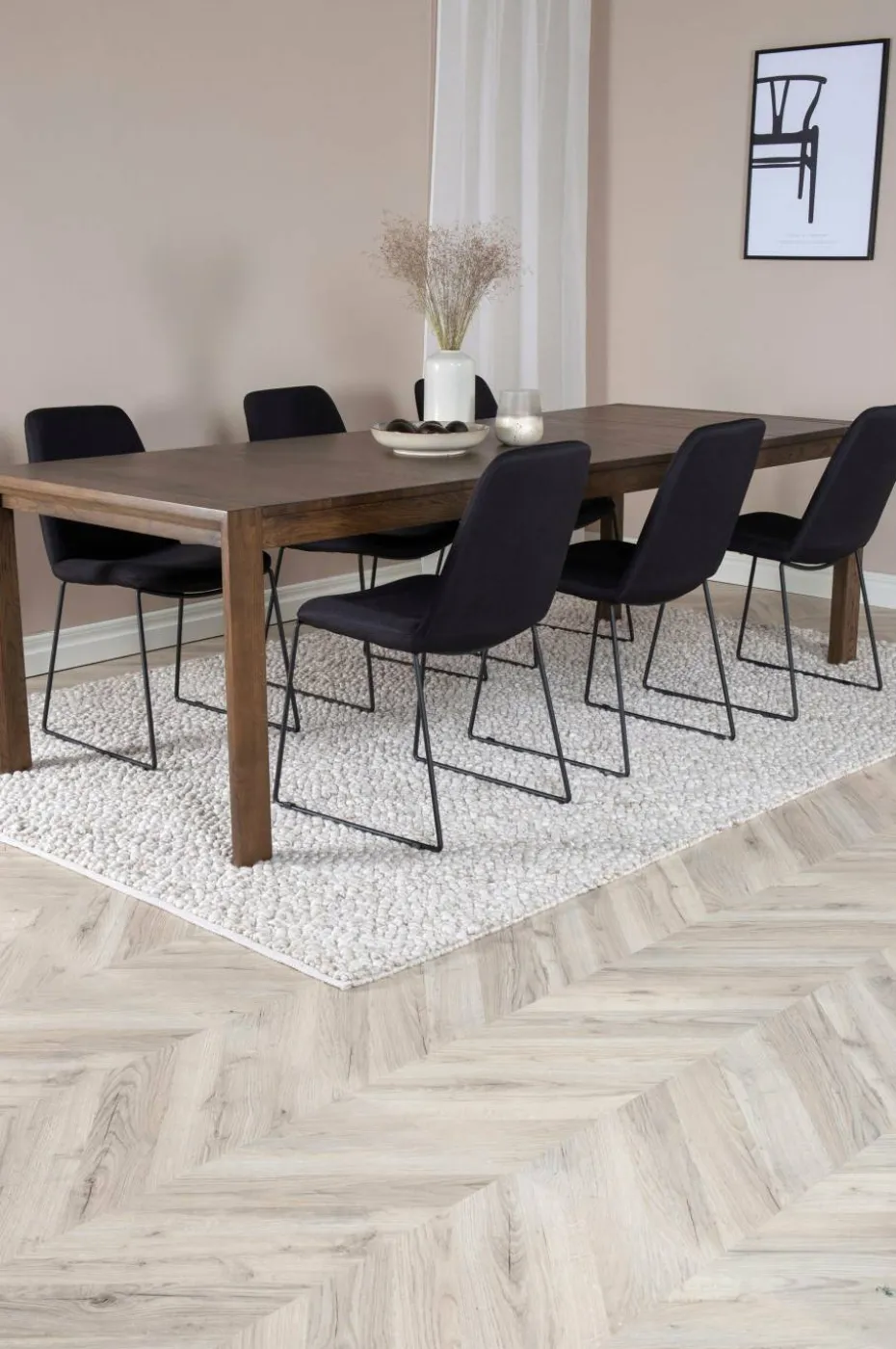 Venture Home Spisebord Slider med Muce-stol