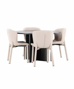 Venture Home Spisebord Strada med Astoria-stol