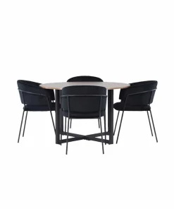 Venture Home Spisegruppe Durango med 4 stk stoler Selma