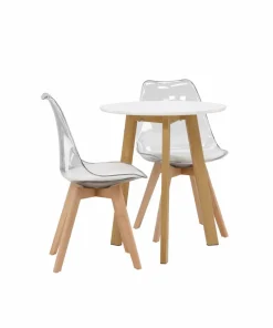 Venture Home Spisegruppe Leonora med 2 stk stoler Edvin