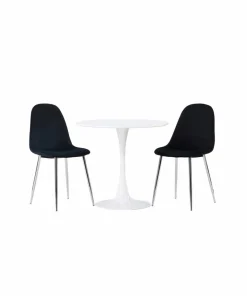 Venture Home Spisegruppe Hamden med 2 stk stoler Polar