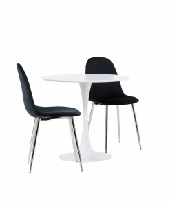 Venture Home Spisegruppe Hamden med 2 stk stoler Polar