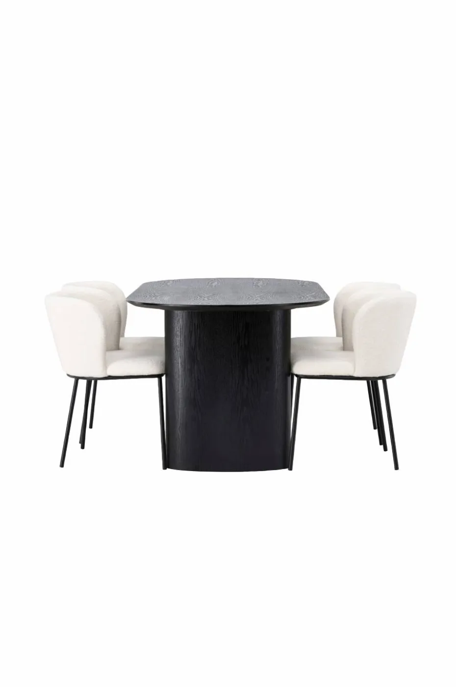 Venture Home Spisegruppe Isolde med 4 stk stoler Edina