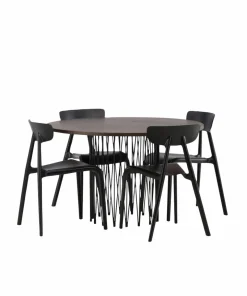 Venture Home Spisegruppe Stone med 4 stk stoler Ursholmen