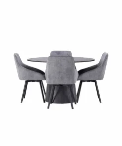 Venture Home Spisegruppe Lanzo med 4 stk stoler Rosie