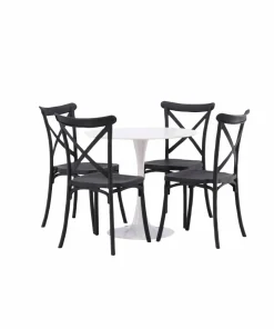 Venture Home Spisegruppe Hamden med 4 stk stoler Crosett