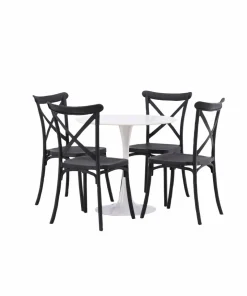 Venture Home Spisegruppe Hamden med 4 stk stoler Crosett