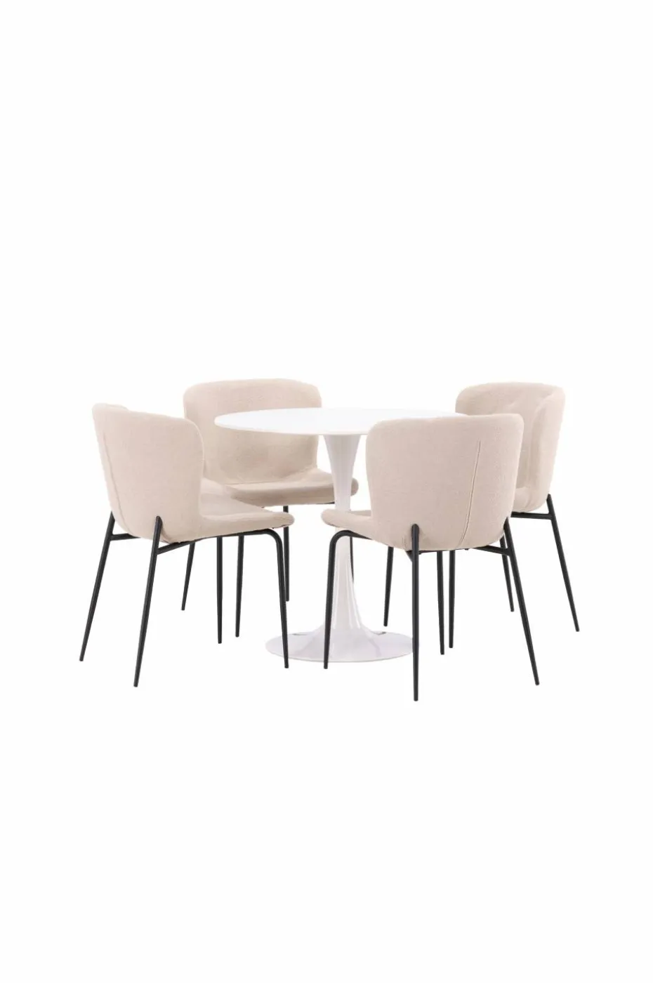 Venture Home Spisegruppe Hamden med 4 stk stoler Modesto