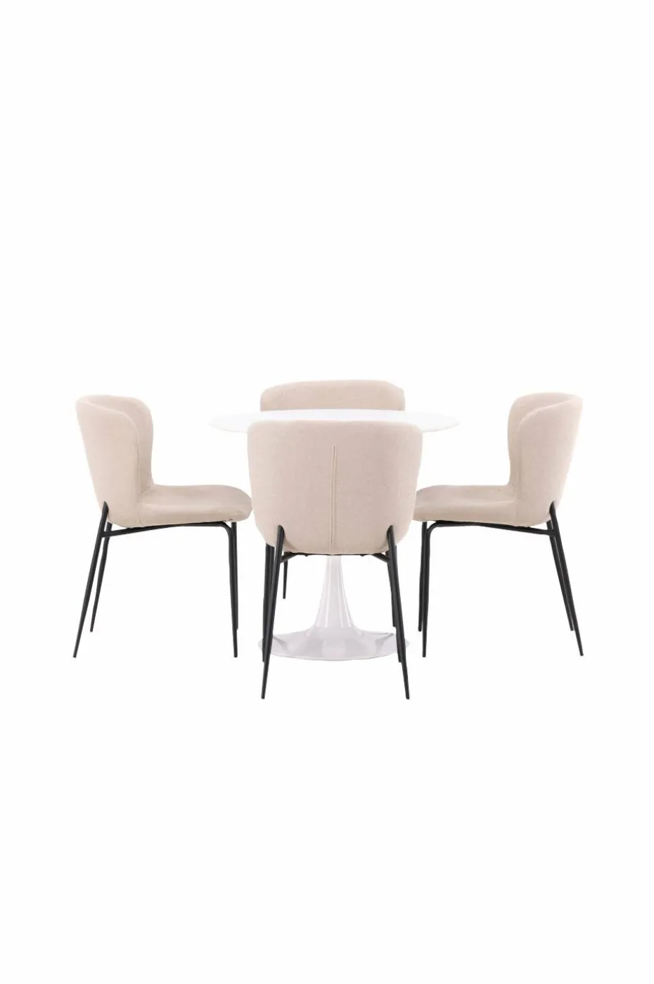 Venture Home Spisegruppe Hamden med 4 stk stoler Modesto