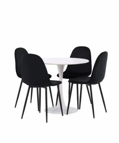 Venture Home Spisegruppe Hamden med 4 stk stoler Polar