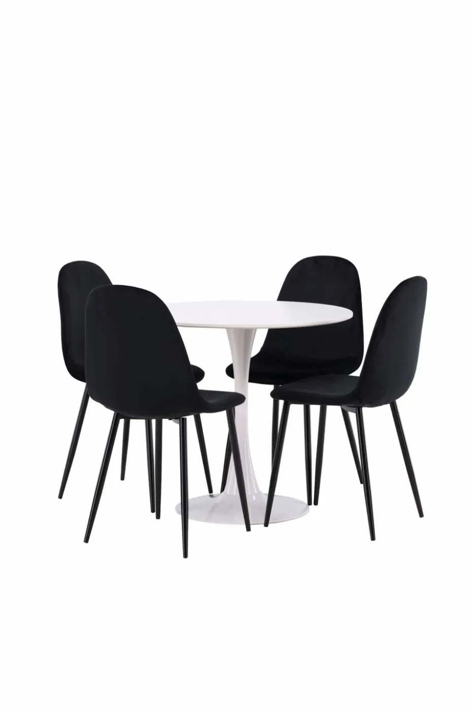 Venture Home Spisegruppe Hamden med 4 stk stoler Polar