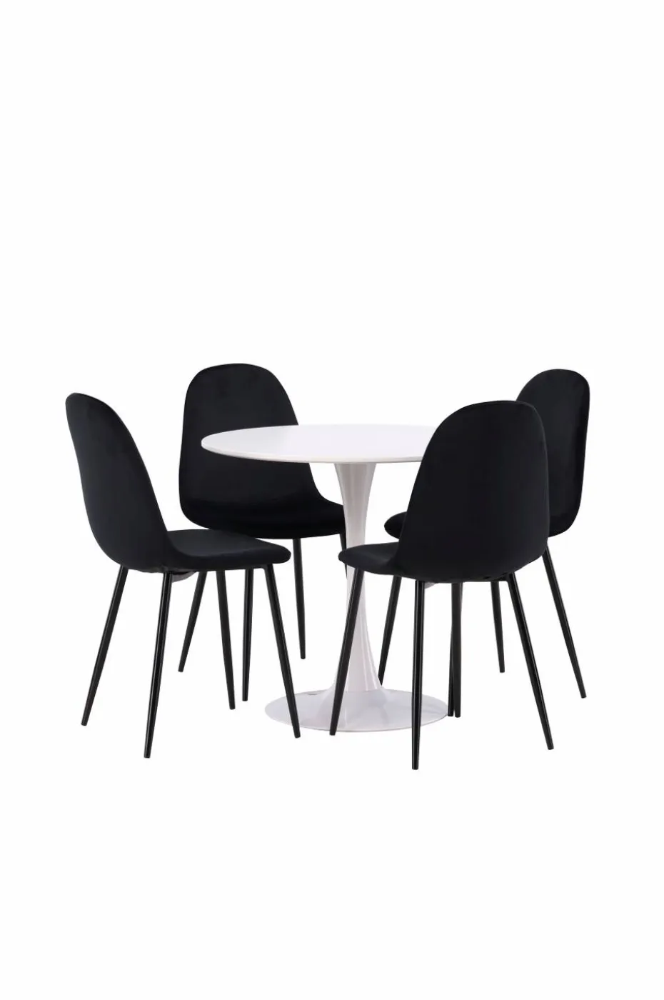 Venture Home Spisegruppe Hamden med 4 stk stoler Polar