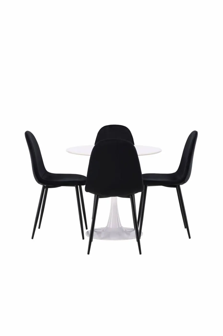 Venture Home Spisegruppe Hamden med 4 stk stoler Polar