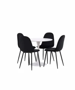 Venture Home Spisegruppe Hamden med 4 stk stoler Polar